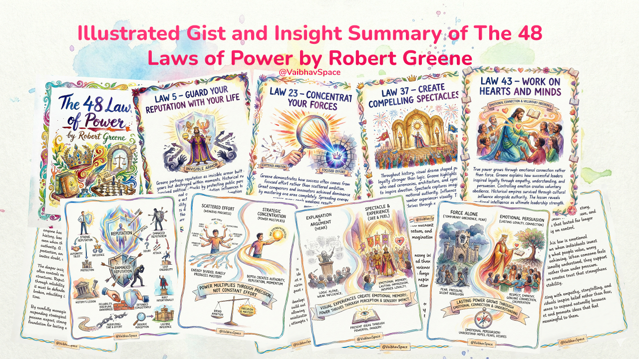 Illustrated Gist and Insight Summary of The 48 Laws of Power by Robert Greene - Image 2