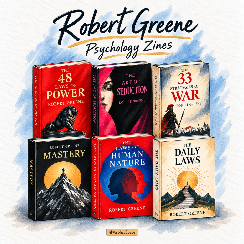 Robert Greene Psychology Zines – 6 in 1 Package