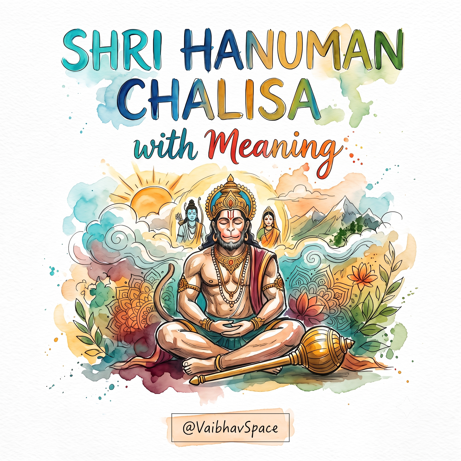 Hanuman Chalisa with Meaning Zine - Image 2
