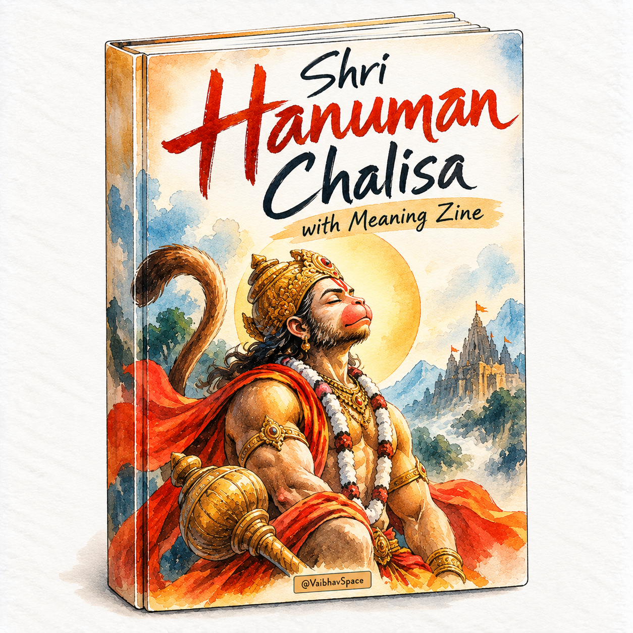 Hanuman Chalisa with Meaning Zine